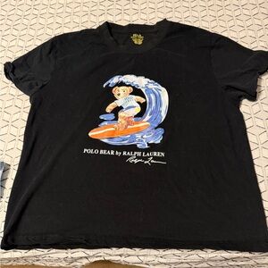 Ralph Lauren Polo Bear Black T-Shirt